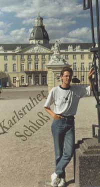 Carsten vorm Karlsruher Schlo&szlig;